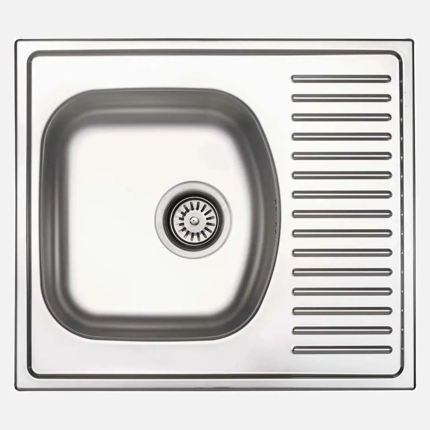 Lavello 1 vasca con gocciolatoio Idrostile Jatibonico 510x150 mm satinato