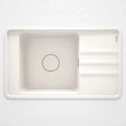 Lavello 1 vasca con gocciolatoio Idrostile Varadero 500x229 mm alabastro