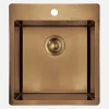 Lavello 1 vasca forma 1 Idrostile Ciego de Ávila 505x200 mm bronzo spaz