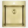 Lavello 1 vasca forma vert Idrostile Ciego de Ávila 505x200 mm oro spaz
