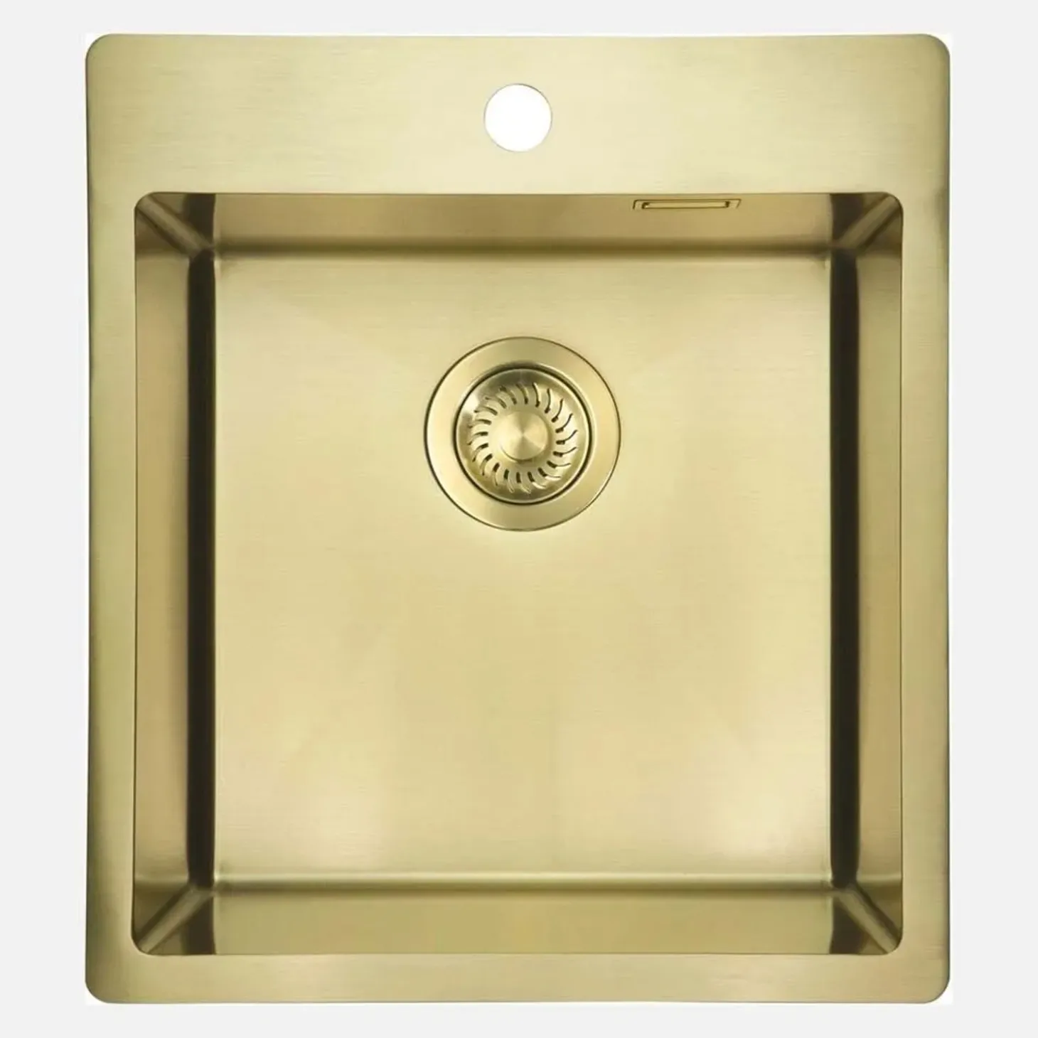Lavello 1 vasca forma vert Idrostile Ciego de Ávila 505x200 mm oro spaz