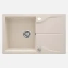 Lavello 1 vasca gocciolatoio Idrostile Florida sifone 490x194 mm beige