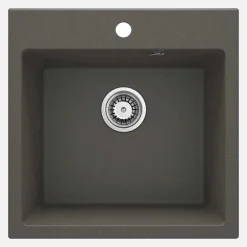 Lavello 1 vasca Idrostile Banes 500x216 mm Antracite metallizzato