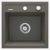 Lavello 1 vasca Idrostile Martí 440x184 mm Antracite metallizzato
