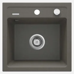 Lavello 1 vasca Idrostile Martí 440x184 mm Antracite metallizzato