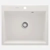 Lavello 1 vasca Idrostile Florida sifone 520x210 mm alabastro