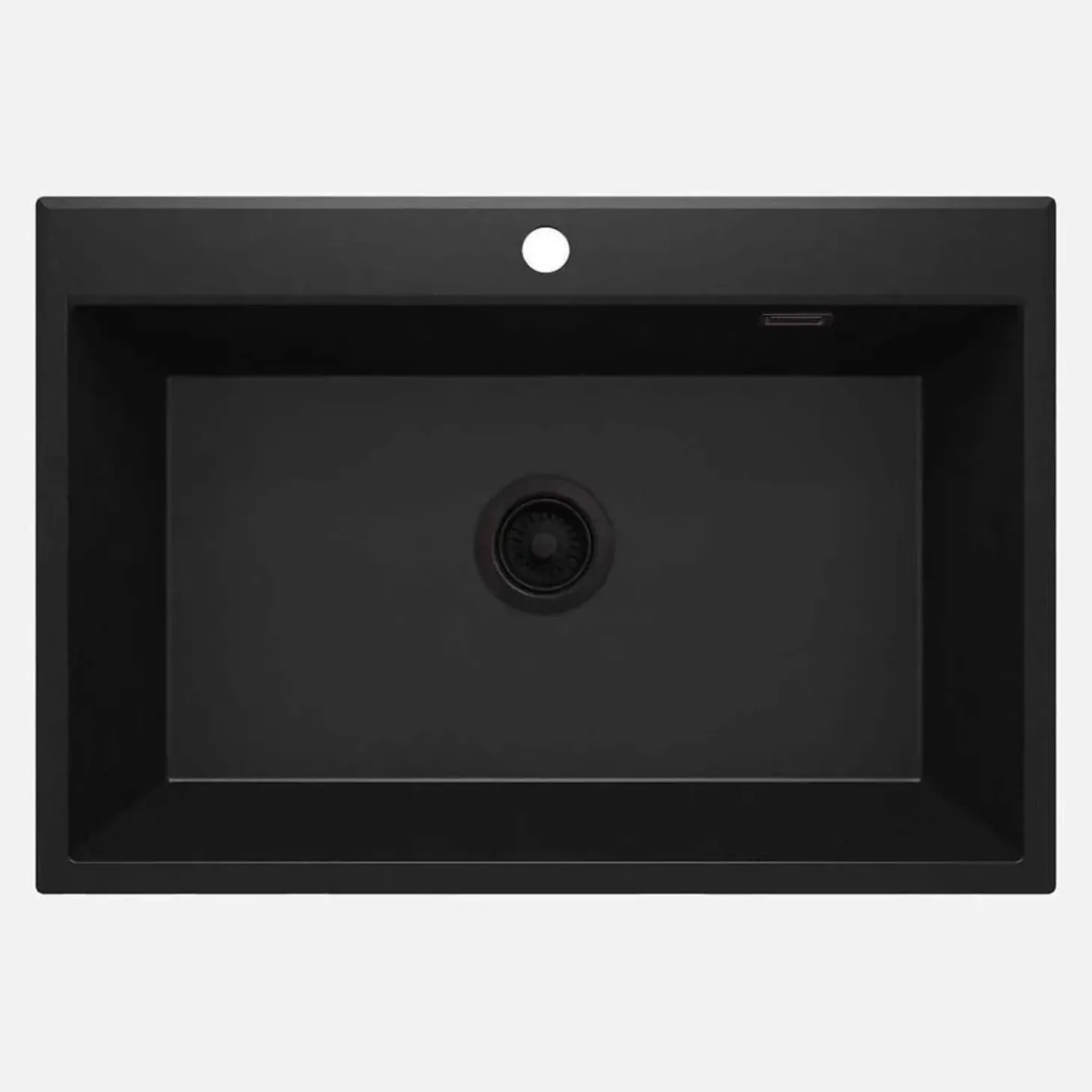 Lavello 1 vasca Idrostile Güines 520x210 mm Nero