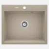 Lavello 1 vasca Idrostile Florida sifone 520x210 mm sabbia