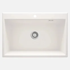 Lavello 1 vasca Idrostile Güines sifone 520x210 mm alabastro
