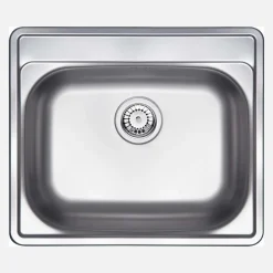 Lavello 1 vasca Idrostile Cidra 500x180 mm acciaio inox