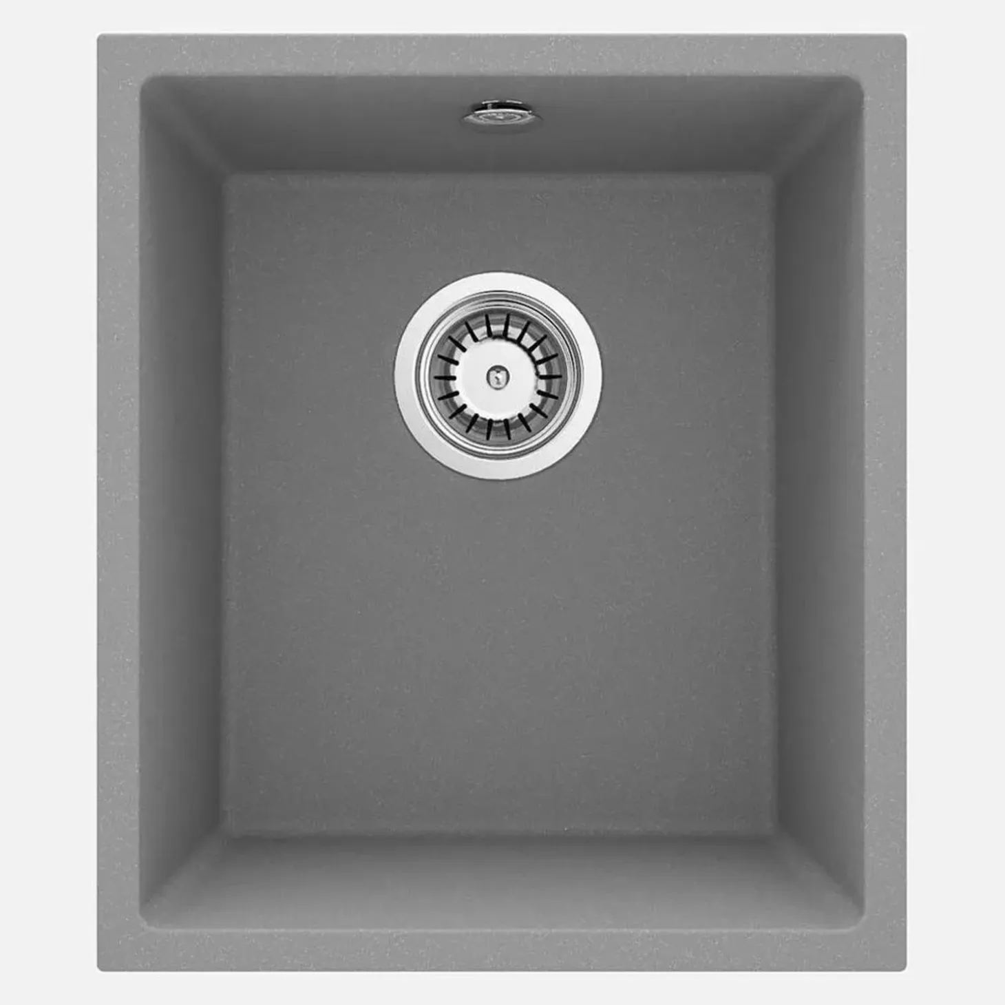 Lavello 1 vasca incasso Idrostile Colón 460x200 mm grigio metallizzato