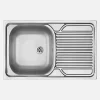 Lavello appoggio 1 vasca gocciolatoio Guantánamo 500x160 mm acciaio inox