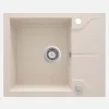 Lavello granito 1 vasca gocciolatoio Idrostile sifone 490x194 mm beige