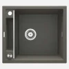 Lavello granito magnetico 1 vasca Idrostile sifone 500x219 mm antracite