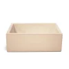 Lavello da esterno Madrid in cemento 35x45x16 cm rosa