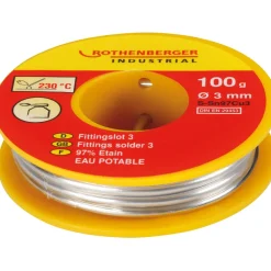 Lega per brasatura per raccordi Rothenberger Ø 3 mm 100 g