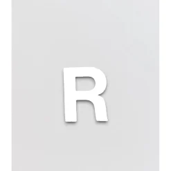 Lettere e numeri adesivi Letterfix bianco 212 pz