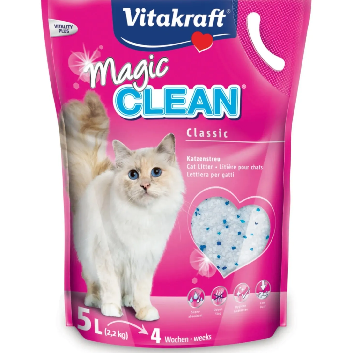 Lettiera per gatti Vitakfraft Magic Clean 5 l