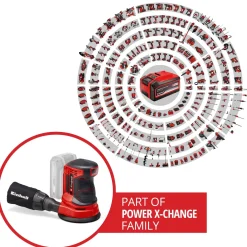 Levigatrice rotorbitale Einhell Power X-Change TE-RS 18 Li Solo