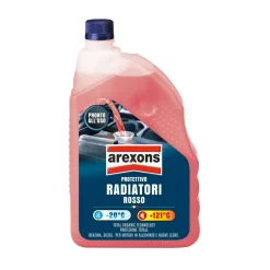 Liquido protettivo AREXONS radiatori rosso pronto all`uso -20°C 2 l
