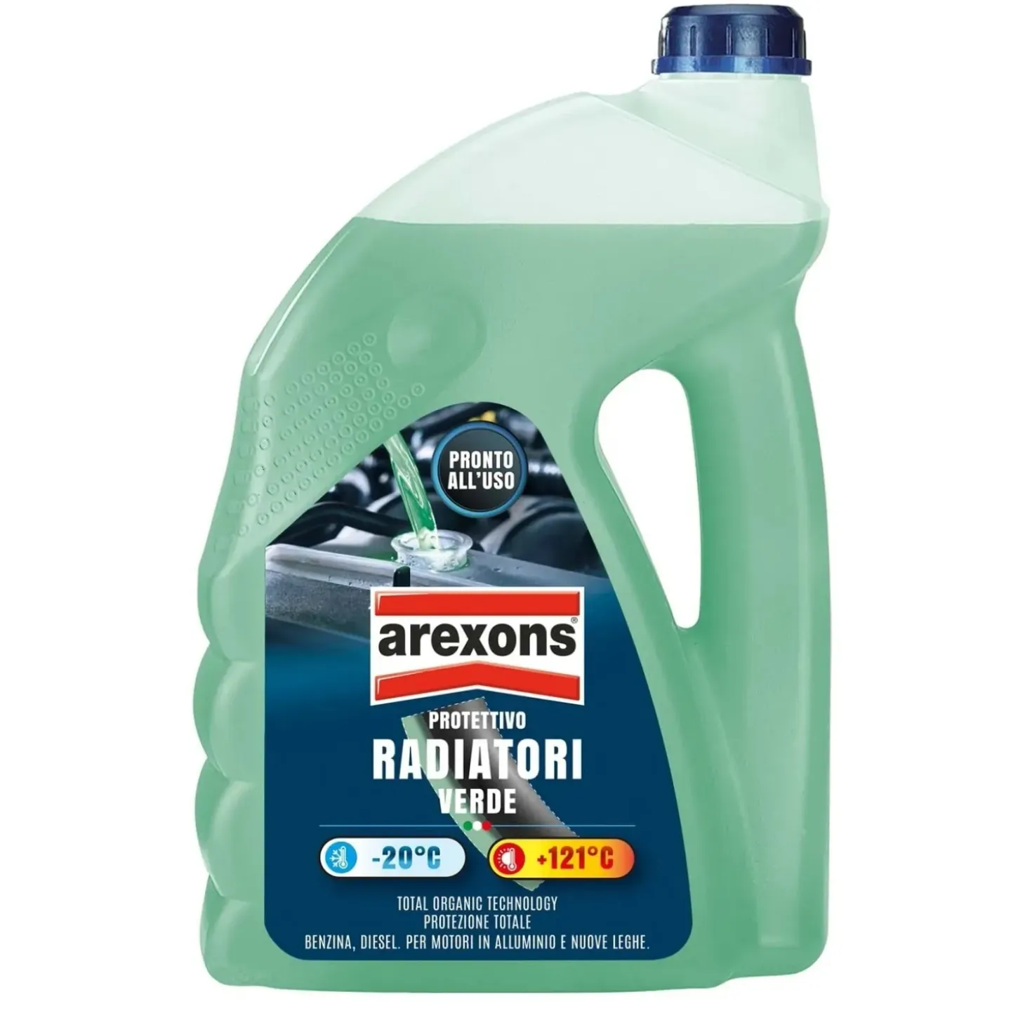 Liquido protettivo radiatori Arexons pronto all'uso -20°C 4,5 L