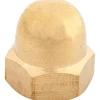 LUX-TOOLS Dado cieco LUX-TOOLS a calotta M6 ottone 8 pz