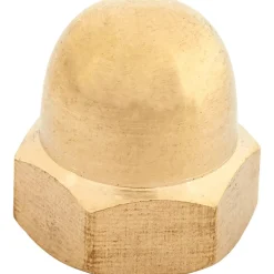 LUX-TOOLS Dado cieco LUX-TOOLS a calotta M10 ottone 4 pz