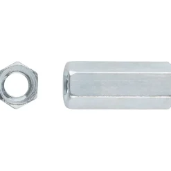 LUX-TOOLS Dado esagonale LUX-TOOLS prolungato M5x20 zincato 4 pz