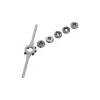 LUX-TOOLS set di filiere in acciaio Comfort M4 - M10