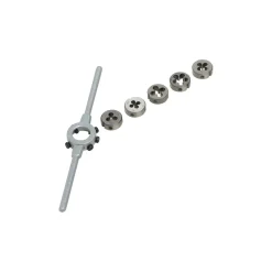 LUX-TOOLS set di filiere in acciaio Comfort M4 - M10