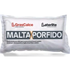 Malta da porfido Laterlite grigio 25 Kg