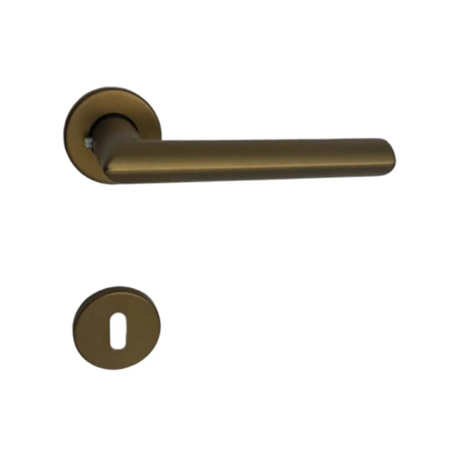 Maniglia in alluminio modello Alghero finitura alluminio bronzato