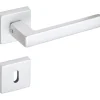 Maniglia modello quadro con rosette e bocchette patent -