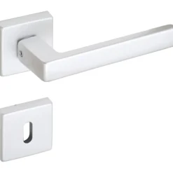 Maniglia modello quadro con rosette e bocchette patent -