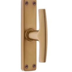 Maniglia per finestra Martellina Bica alluminio bronzata