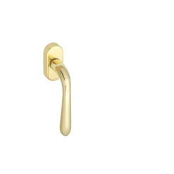 Maniglia per finestra Martellina DK modello sei ottone lucido