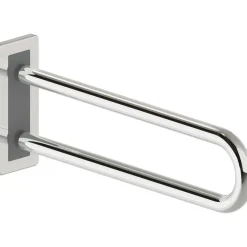 Maniglione bagno fisso Idrostile kit montaggio 60 cm acciaio lucido