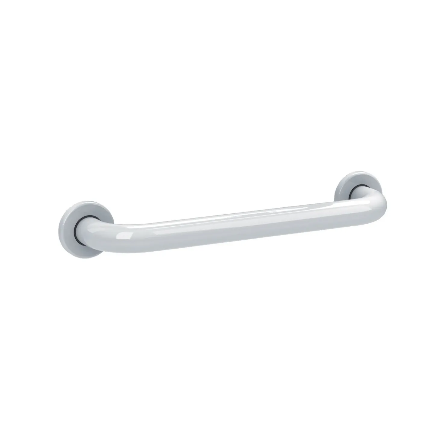 Maniglione lineare in acciaio laccato 60 cm bianco
