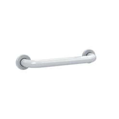 Maniglione lineare in acciaio laccato 30 cm bianco