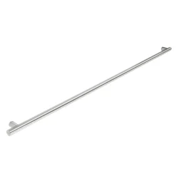 Maniglione verticale senza curve Ada in acciaio satinato 1650 mm