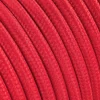 3 m cavo tessile rotondo 2 x 0,75 mm² rosso