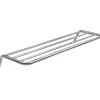 Mensola bagno a coste Idrostile 616x89 mm cromo