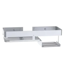 Mensola doccia rettangolare Balance silver