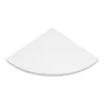 Mensola angolare in legno 350x350 mm bianco