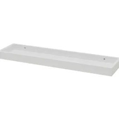 Mensola in legno contenitore 40x600x150 mm bianco