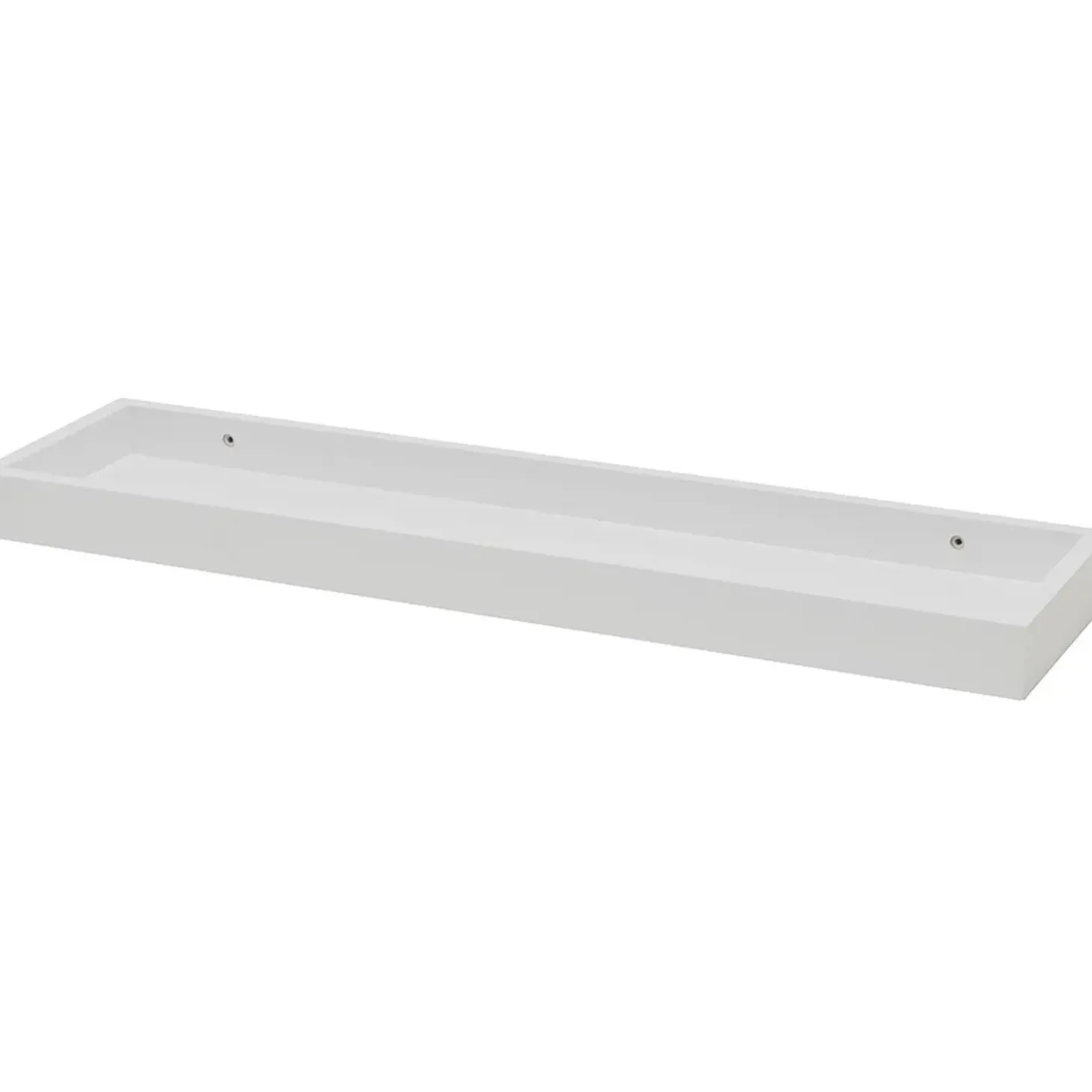 Mensola in legno contenitore 40x600x150 mm bianco