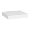 Mensola in legno tamburata Minerva 250x250x38 mm bianco