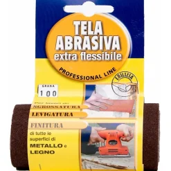Minirotolo tela abrasiva grana 100