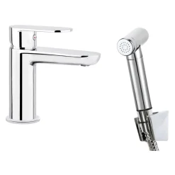 Miscelatore bidet Batabanó con doccetta cromo