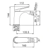 Miscelatore bidet Dynamic cromo